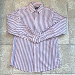 Ralph Lauren Pink/Black Striped Button Down Shirt